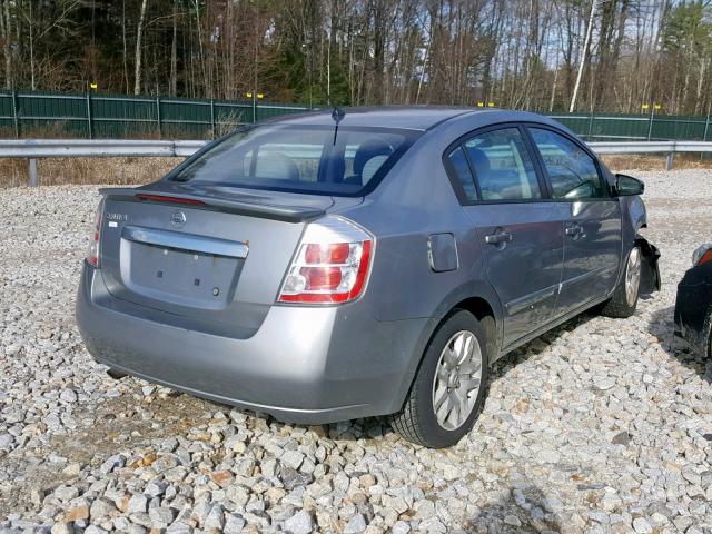 3N1AB6AP5BL683416 - 2011 NISSAN SENTRA 2.0 SILVER photo 4