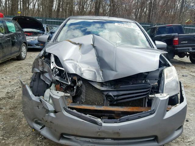 3N1AB6AP5BL683416 - 2011 NISSAN SENTRA 2.0 SILVER photo 9