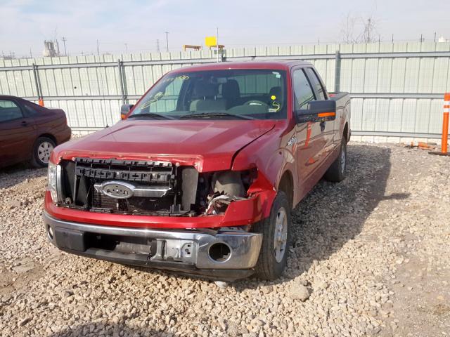 1FTEX1C82AFA70610 - 2010 FORD F150 SUPER CAB  photo 2