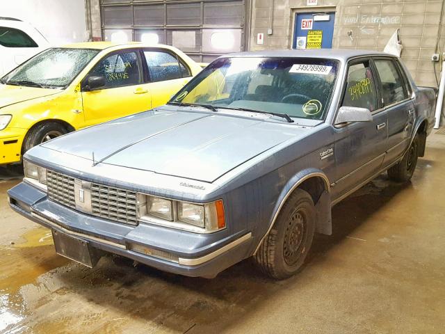 1G3AM19R4DD432752 - 1983 OLDSMOBILE CUTLASS CI BLUE photo 2