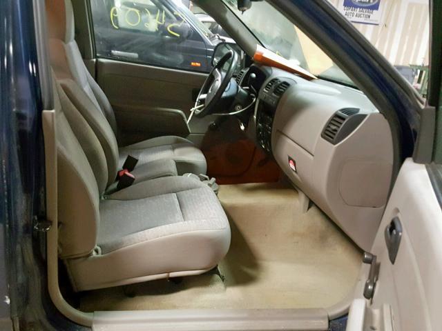 1GTCS146648131226 - 2004 GMC CANYON BLUE photo 5