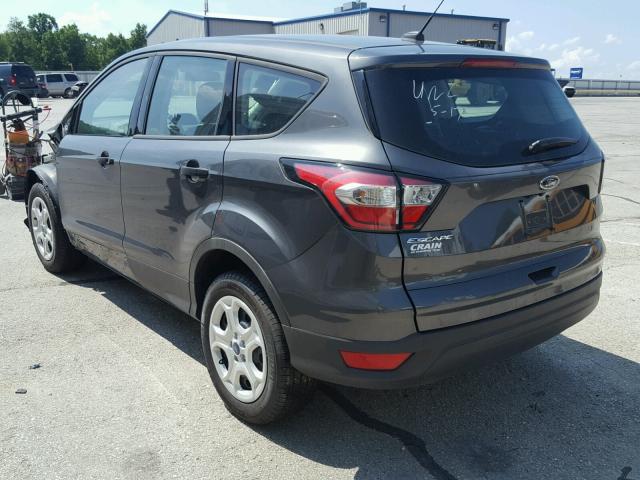 1FMCU0F71JUB20255 - 2018 FORD ESCAPE S BLACK photo 3