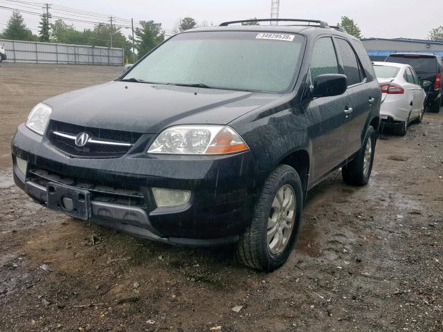 2HNYD18823H547787 - 2003 ACURA MDX TOURIN BLUE photo 2