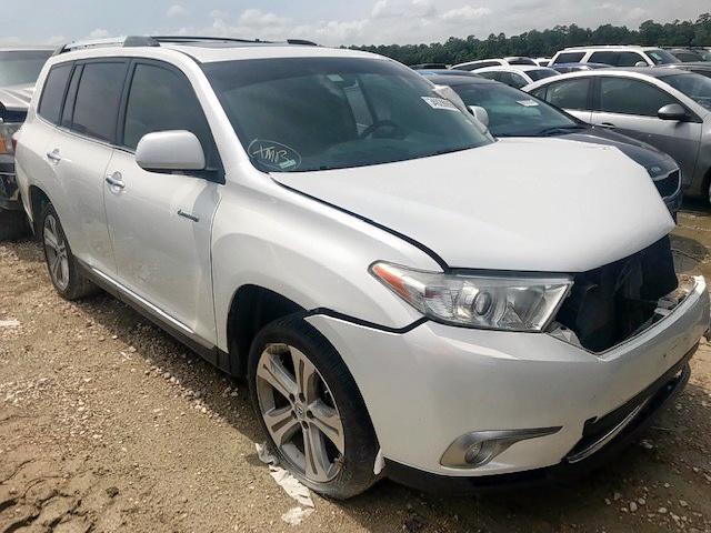 5TDYK3EH8CS067492 - 2012 TOYOTA HIGHLANDER WHITE photo 1