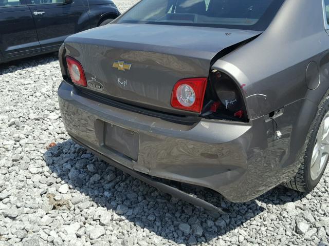 1G1ZA5EU6CF137757 - 2012 CHEVROLET MALIBU LS 棕色 照片 9