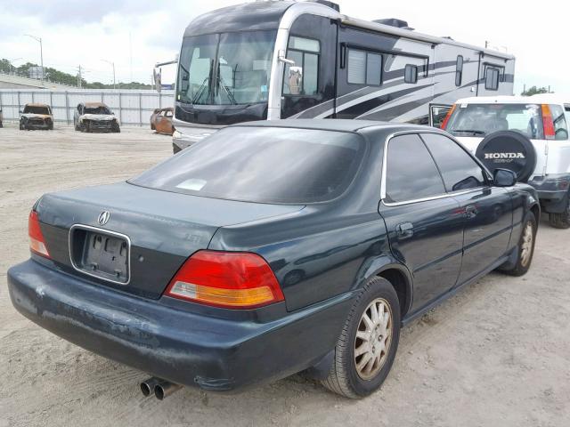 JH4UA2651WC006232 - 1998 ACURA 2.5TL GREEN photo 4