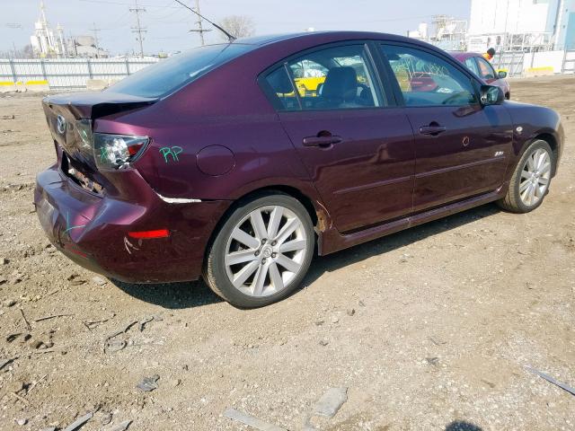 JM1BK323771664568 - 2007 MAZDA 3 S  photo 4