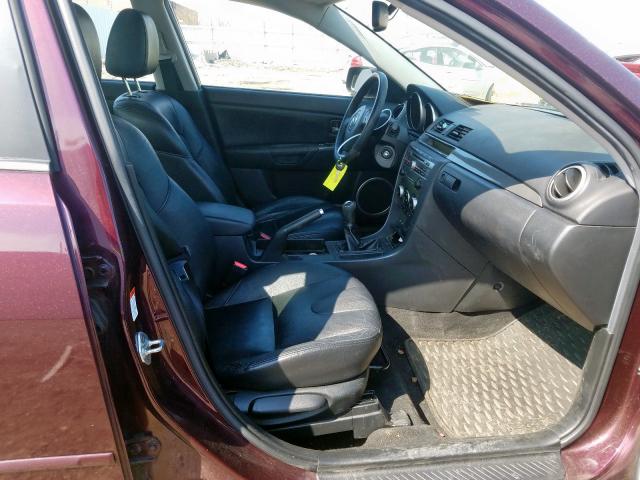 JM1BK323771664568 - 2007 MAZDA 3 S  photo 5