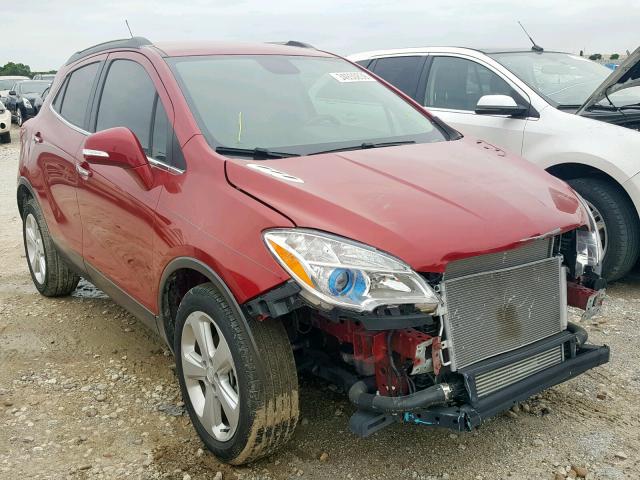 KL4CJCSB5GB689388 - 2016 BUICK ENCORE BURGUNDY photo 1