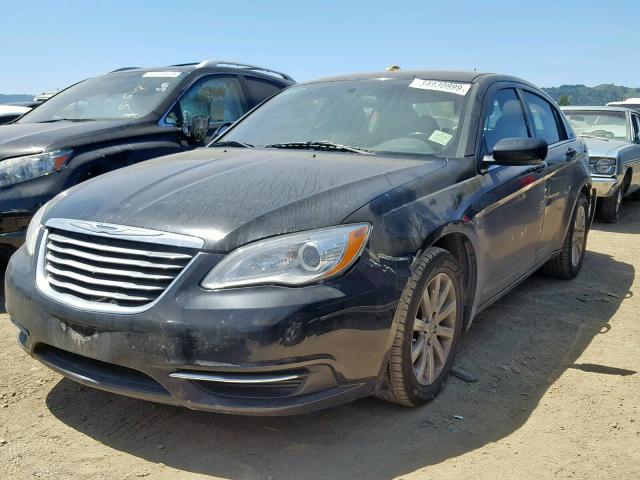 1C3CCBBG6DN533770 - 2013 CHRYSLER 200 TOURIN BLACK photo 2