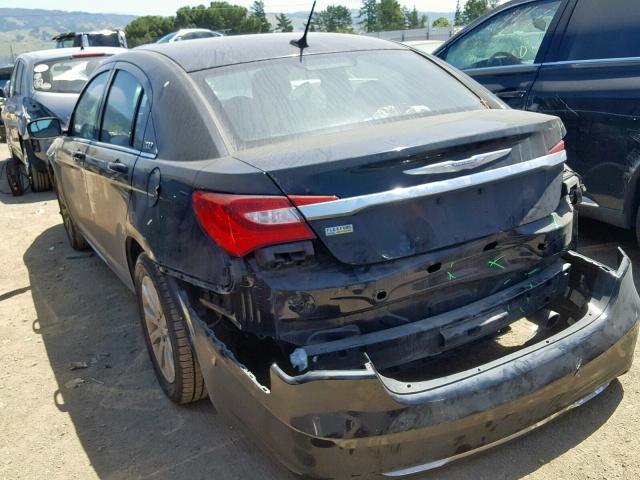 1C3CCBBG6DN533770 - 2013 CHRYSLER 200 TOURIN BLACK photo 3