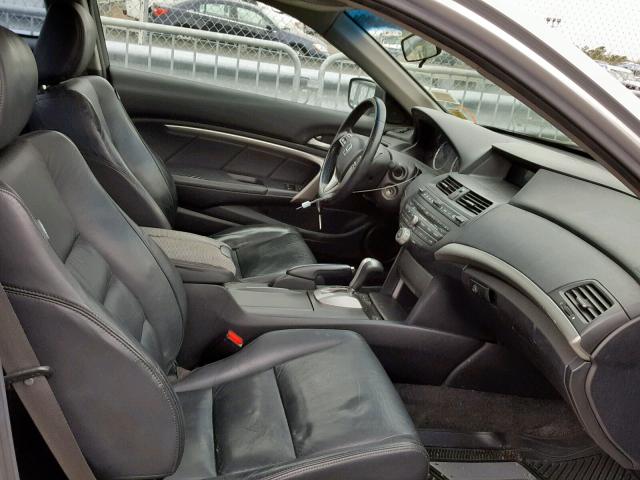 1HGCS12838A008584 - 2008 HONDA ACCORD EXL SILVER photo 5