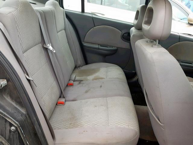 1G8AJ55FX7Z117547 - 2007 SATURN ION LEVEL BLACK photo 6