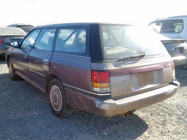 4S3BJ6323N7919530 - 1992 SUBARU LEGACY L TAN photo 3