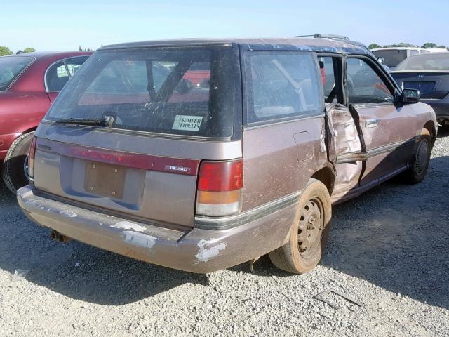 4S3BJ6323N7919530 - 1992 SUBARU LEGACY L TAN photo 4