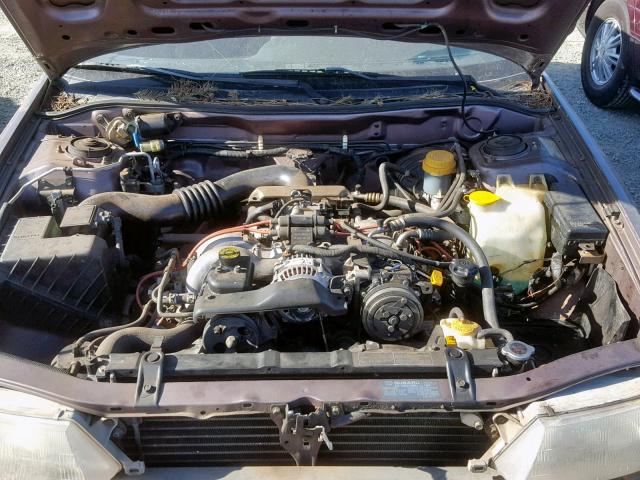 4S3BJ6323N7919530 - 1992 SUBARU LEGACY L TAN photo 7