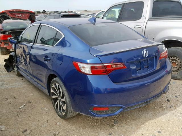 19UDE2F84GA014341 - 2016 ACURA ILX PREMIU BLUE photo 3