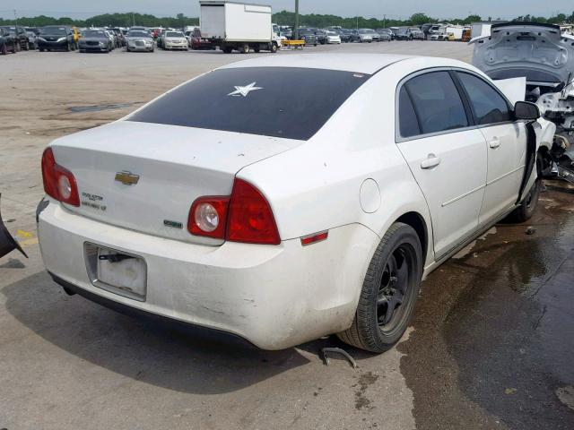 1G1ZC5E04AF185634 - 2010 CHEVROLET MALIBU 1LT WHITE photo 4