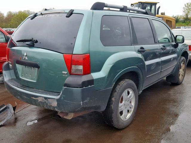 4A4MN21S64E126976 - 2004 MITSUBISHI ENDEAVOR L BLACK photo 4