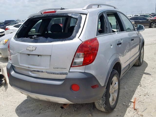 3GNAL2EK9ES524000 - 2014 CHEVROLET CAPTIVA LS SILVER photo 4