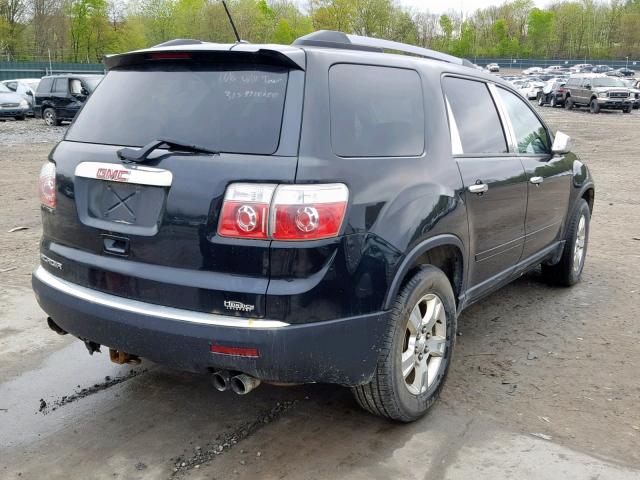 1GKKRNED6BJ185566 - 2011 GMC ACADIA SLE BLACK photo 4