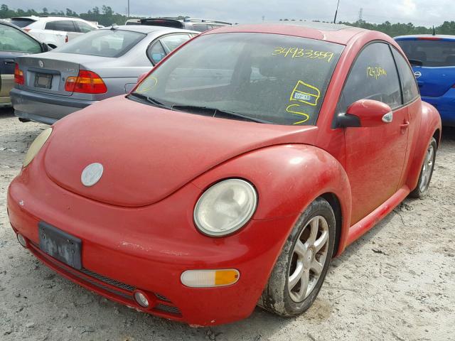 3VWCD31C35M411275 - 2005 VOLKSWAGEN NEW BEETLE Qırmızı foto 2