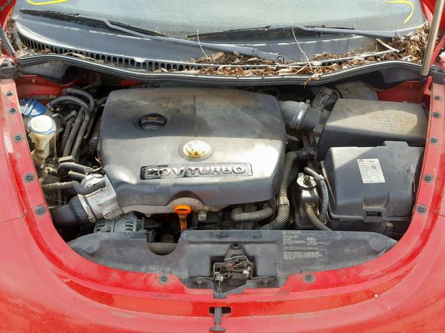 3VWCD31C35M411275 - 2005 VOLKSWAGEN NEW BEETLE Qırmızı foto 7
