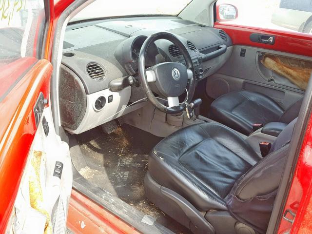 3VWCD31C35M411275 - 2005 VOLKSWAGEN NEW BEETLE Qırmızı foto 9