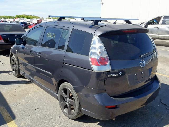 JM1CR293360117866 - 2006 MAZDA 5 CHARCOAL photo 3