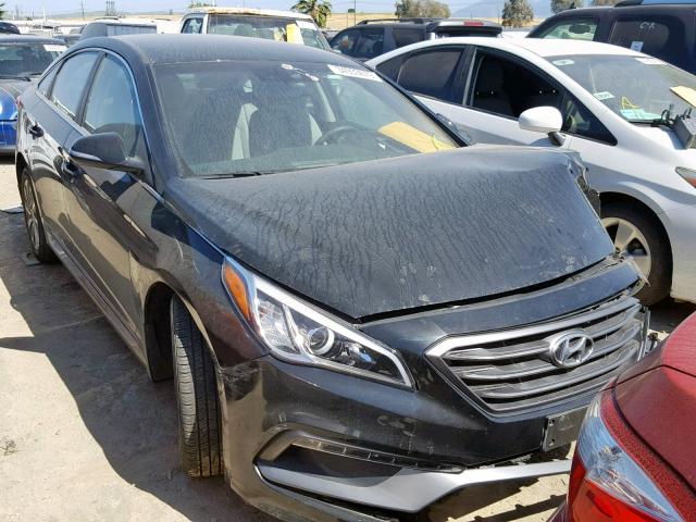 5NPE34AF3HH444995 - 2017 HYUNDAI SONATA SPO BLACK photo 1