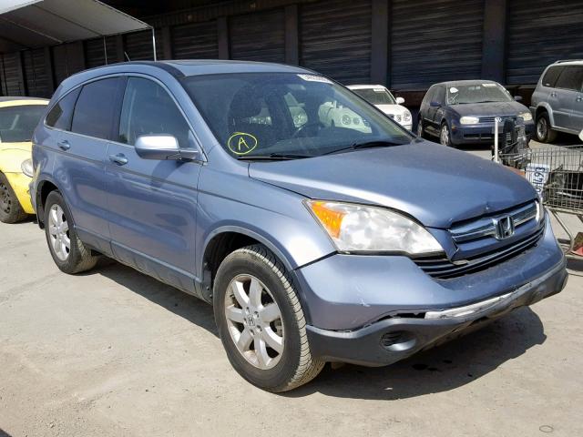 JHLRE487X7C093851 - 2007 HONDA CR-V EXL BLUE photo 1