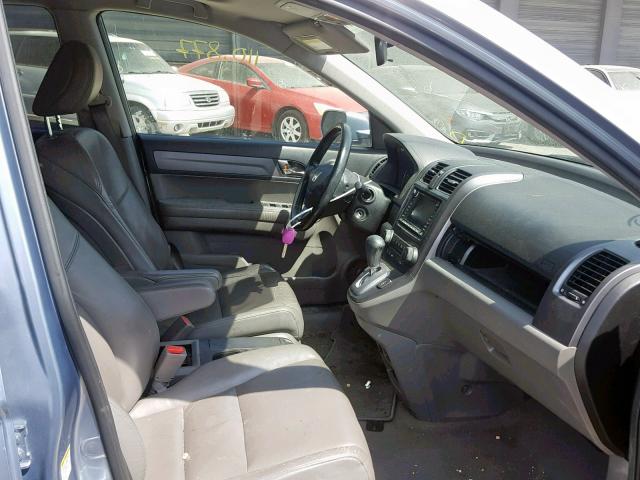 JHLRE487X7C093851 - 2007 HONDA CR-V EXL BLUE photo 5