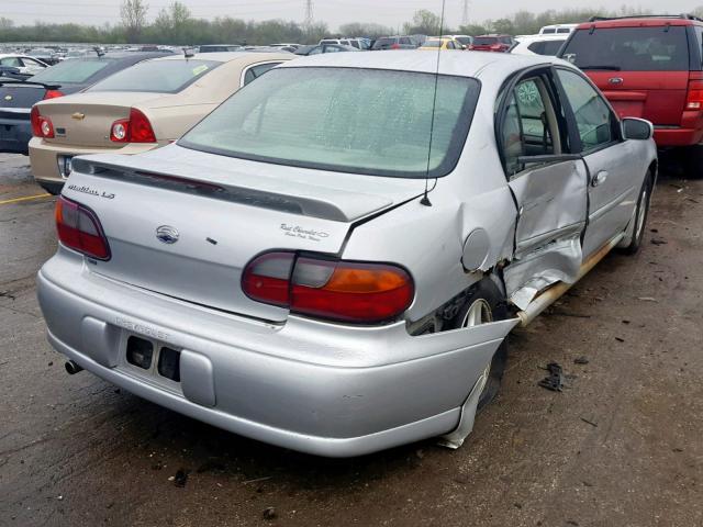 1G1NE52JX16262500 - 2001 CHEVROLET MALIBU LS SILVER photo 4