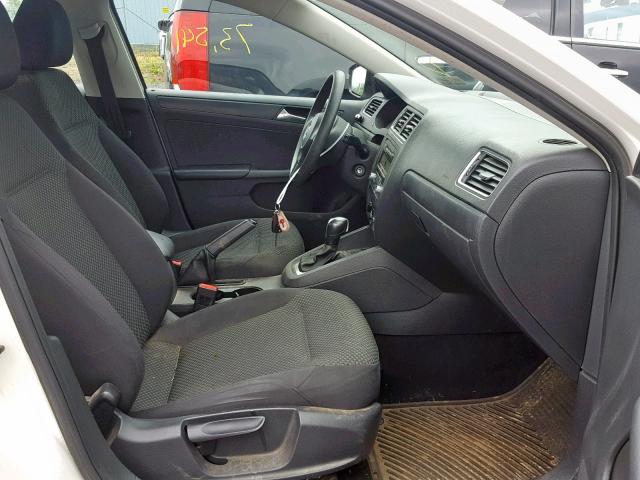 3VW2K7AJ7DM295522 - 2013 VOLKSWAGEN JETTA BASE WHITE photo 5