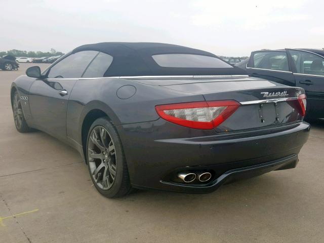 ZAM45KMA1A0052252 - 2010 MASERATI GRANTURISM GRAY photo 3