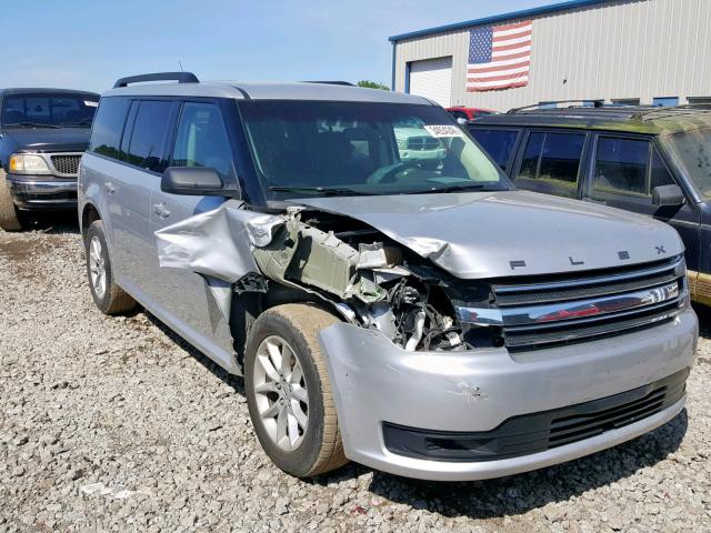 2FMGK5B8XFBA02673 - 2015 FORD FLEX SE SILVER photo 1