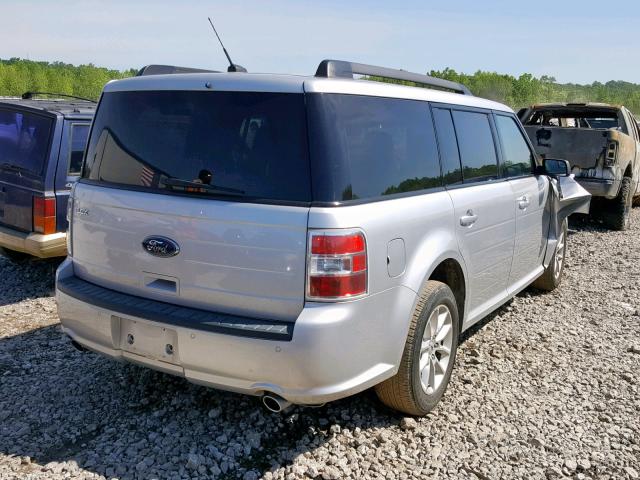 2FMGK5B8XFBA02673 - 2015 FORD FLEX SE SILVER photo 4