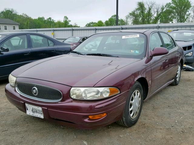 1G4HP52K244133279 - 2004 BUICK LESABRE CU PURPLE photo 2