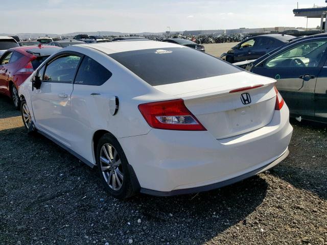 2HGFG3B17CH523207 - 2012 HONDA CIVIC EXL 白色 照片 3