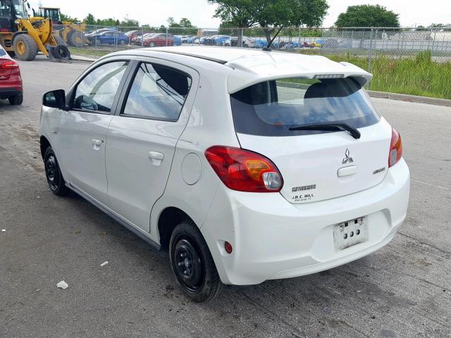 ML32A3HJ8FH012723 - 2015 MITSUBISHI MIRAGE DE WHITE photo 3