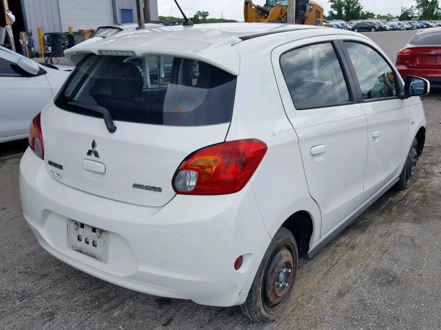 ML32A3HJ8FH012723 - 2015 MITSUBISHI MIRAGE DE WHITE photo 4