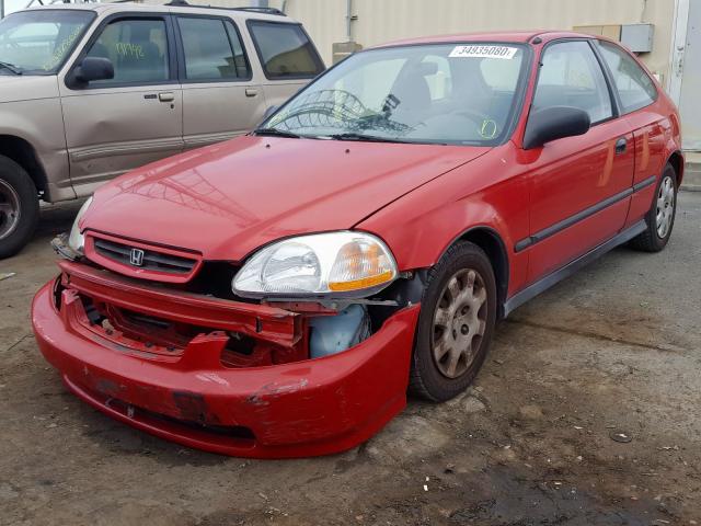 2HGEJ6446WH113170 - 1998 HONDA CIVIC DX  photo 2