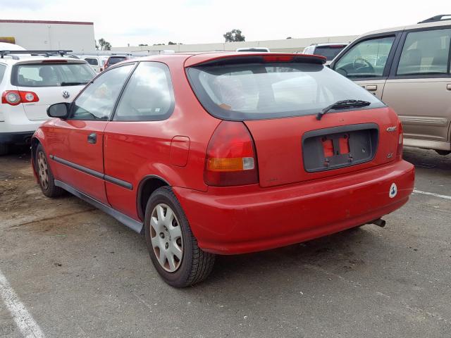 2HGEJ6446WH113170 - 1998 HONDA CIVIC DX  photo 3