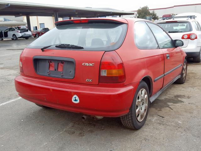 2HGEJ6446WH113170 - 1998 HONDA CIVIC DX  photo 4