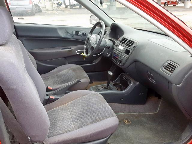 2HGEJ6446WH113170 - 1998 HONDA CIVIC DX  photo 5