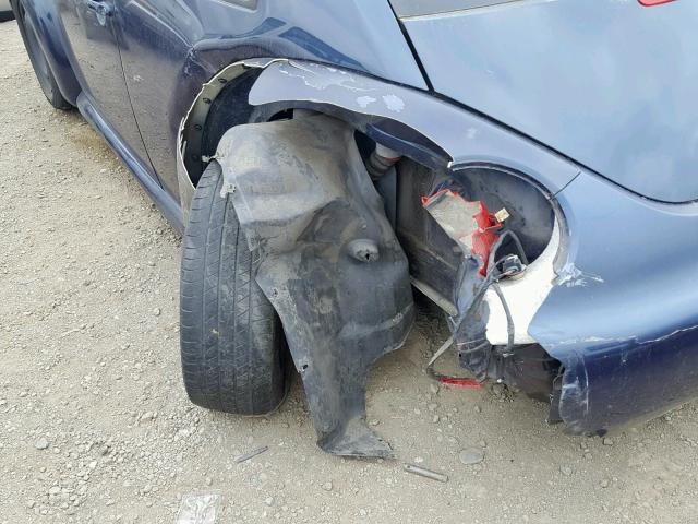 3VWCT21C21M400632 - 2001 VOLKSWAGEN NEW BEETLE Blau Foto 9