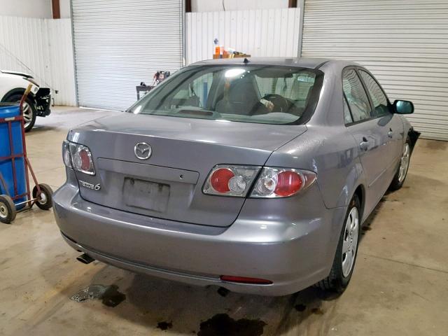 1YVFP80C365M57728 - 2006 MAZDA 6 I GRAY photo 4