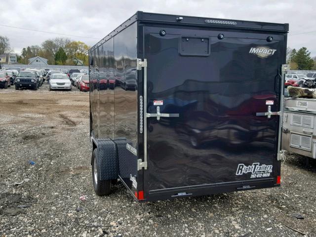 7HLBE1213KE001543 - 2019 UTILITY TRAILER BLACK photo 3