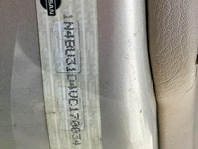 1N4BU31D4VC170034 - 1997 NISSAN ALTIMA XE SILVER photo 10