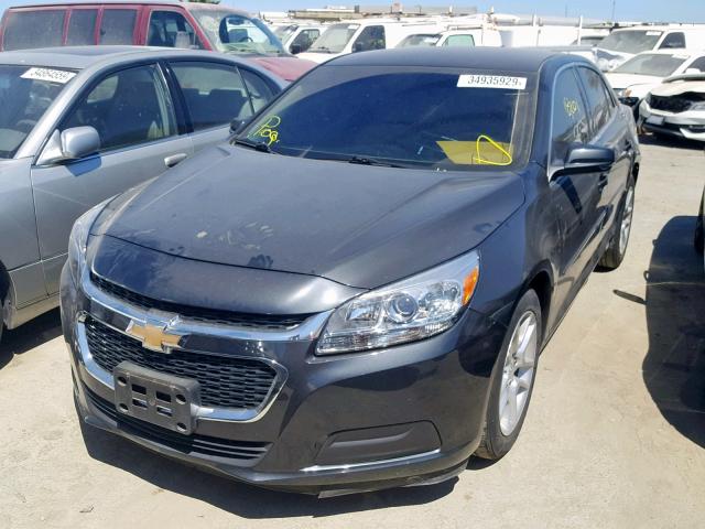 1G11C5SL1EF238193 - 2014 CHEVROLET MALIBU 1LT GRAY photo 2